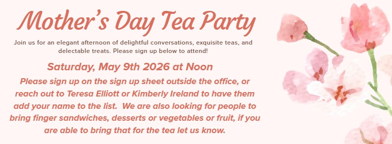 Mother's Day Tea Party